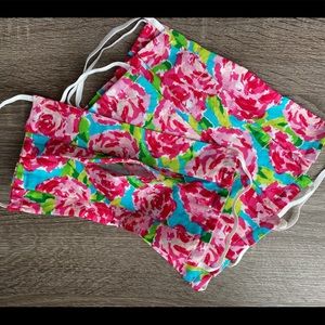 Lilly Pulitzer first impression inspired facemask